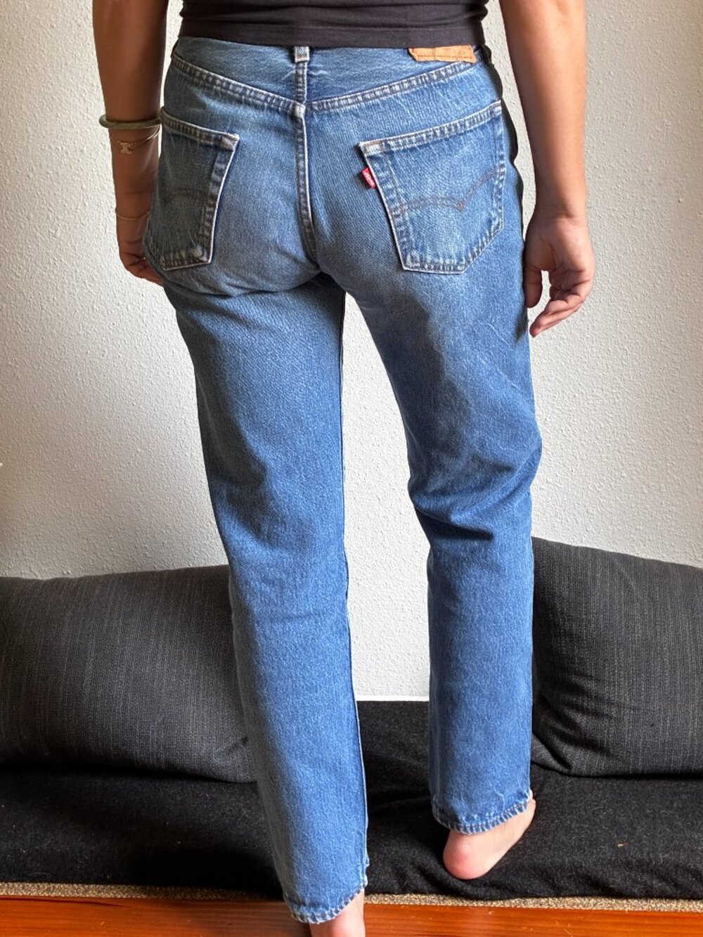 Vintage 80s Levi's 501 Jeans Made in USA Medium Wash 30" waist